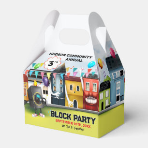 Neighborhood Block Party Favor Box