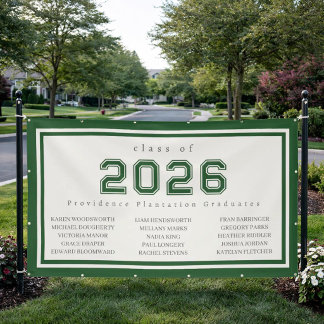 Neighborhood High School Graduation Banner
