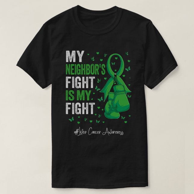 Neighbour Liver Cancer Awareness T-Shirt (Design Front)