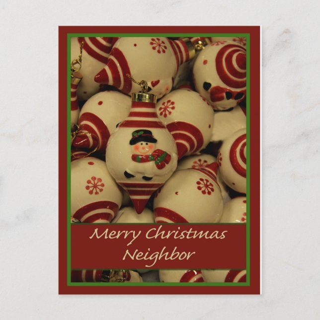 Neighbour Merry Christmas card (Front)