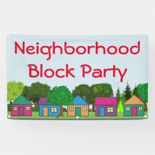 Neighbourhood Block Party Banner