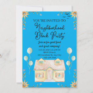 Neighbourhood Block Party Invitation