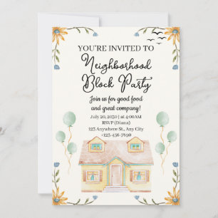 Neighbourhood Block Party Invitation