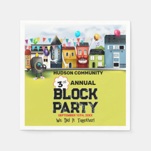 Neighbourhood Block Party Napkin
