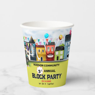 Neighbourhood Block Party Paper Cups