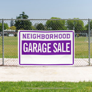 Neighbourhood Garage Sale Banner
