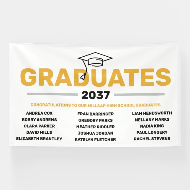 Neighbourhood High School Graduation Banner (Horizontal)