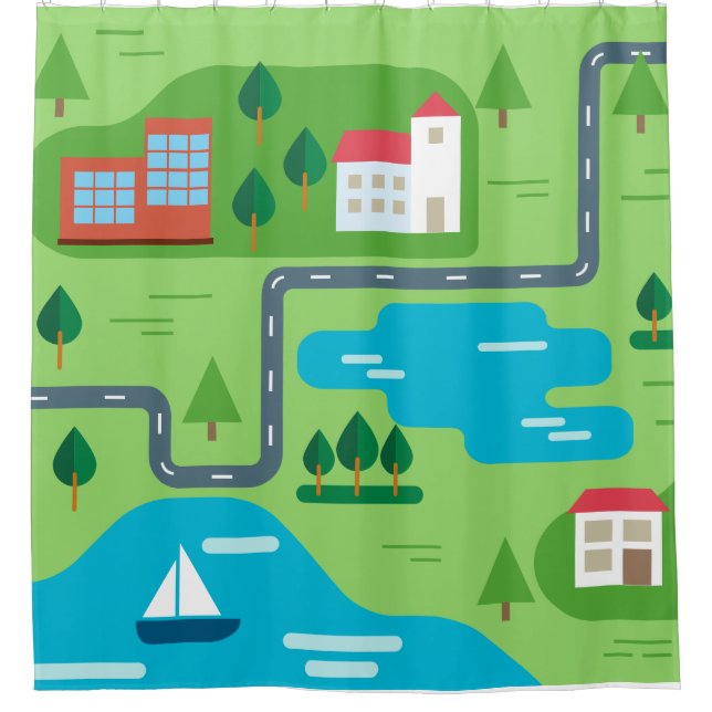 Neighbourhood Illustration Roadmap Illustration (Front)