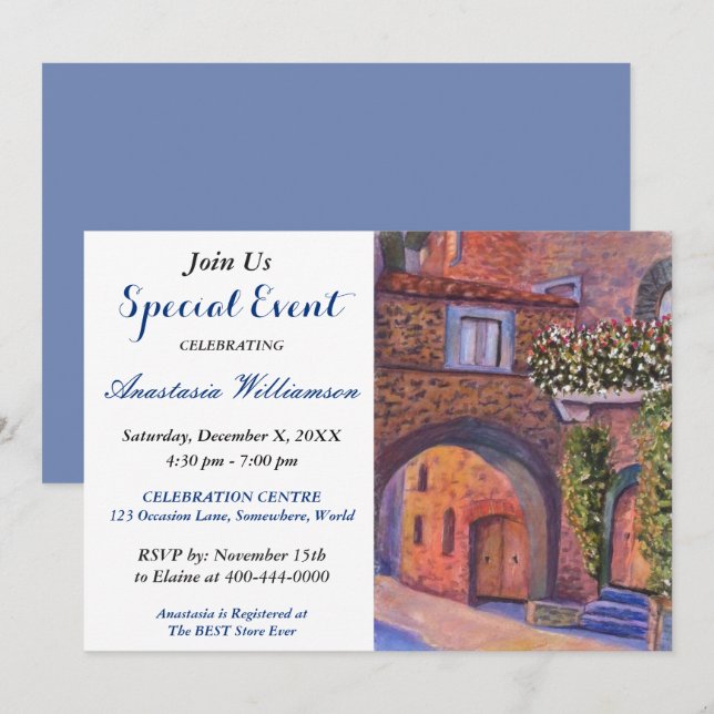 NEIGHBOURHOOD PARTY EVENT INVITE (Front/Back)