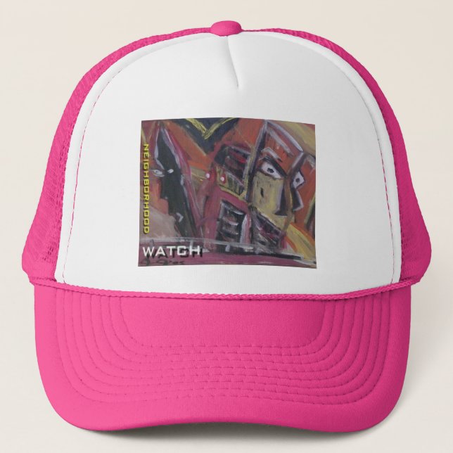 neighbourhood watch trucker hat (Front)