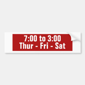 Neighbourhood Yard SALE Sign Day Time Sticker