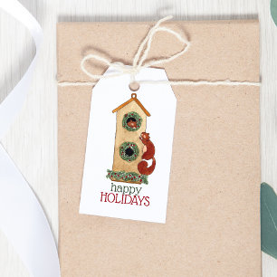 Neighbours Holiday Squirrels Gift Tags