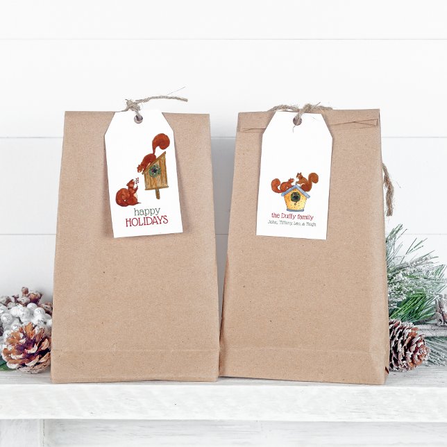 Neighbours Holiday Squirrels Gift Tags (Creator Uploaded)
