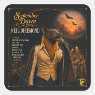 Neil Diremond: a Parody Square Sticker