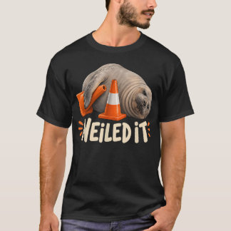 Neil The Seal Neiled It Funny Elephant Seal T-Shirt