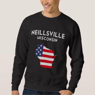 Neillsville Wisconsin USA State America Travel Wis Sweatshirt