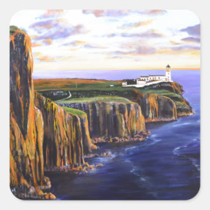 Neist Point - Isle of Skye Square Sticker