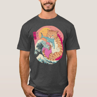 Neko Wave Kaiju T-Shirt