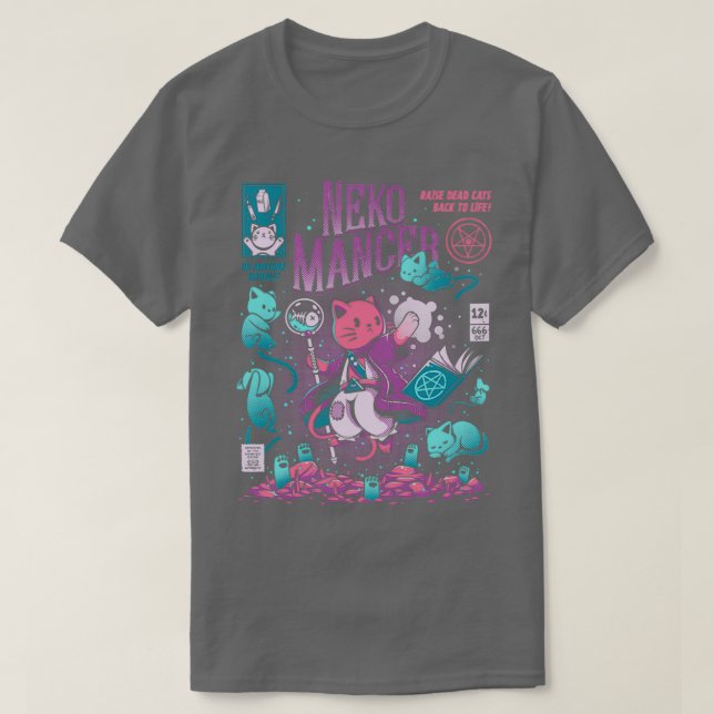 Nekomancer T-Shirt (Design Front)