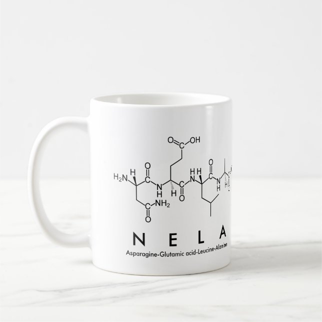 Nela peptide nom mug (Gauche)