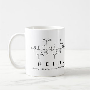Nelda peptide name mug