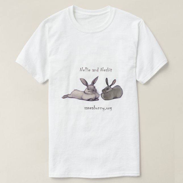 Nellie and Nesbit T-Shirt for men (Design Front)
