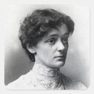 Nellie Cecil Square Sticker