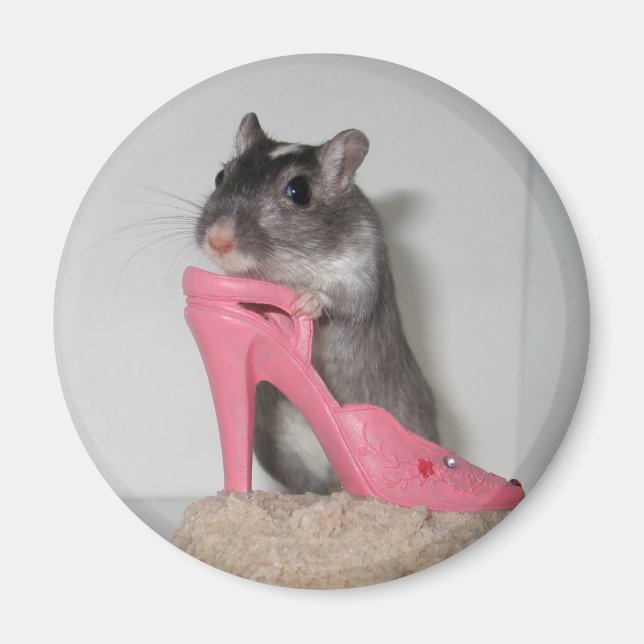 Nellie the Gerbil Mother's Day Magnet (Front)