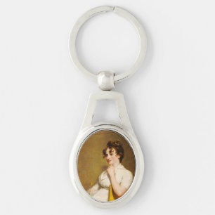 Nelly Granddaughter of President Washington Keychain