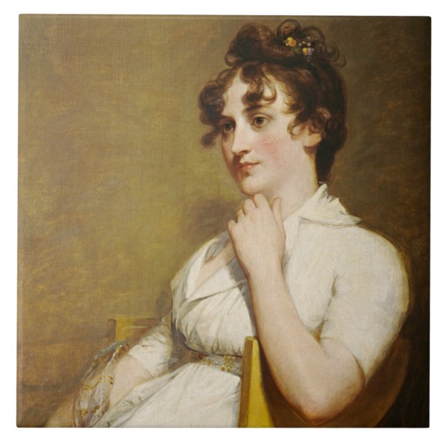 Nelly Granddaughter of President Washington Tile (Front)