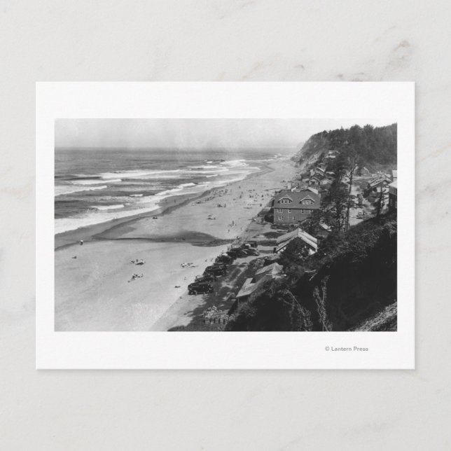 Nelscott, Oregon Beach Scene Waterfront Postcard (Front)