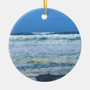 Nelscott Reef, Lincoln City, Oregon Ceramic Ornament