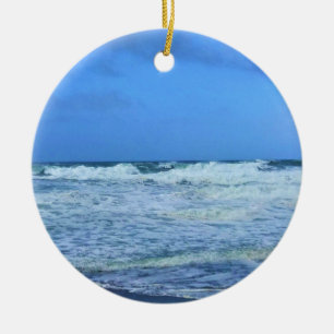 Nelscott Reef, Lincoln City, Oregon Ceramic Ornament