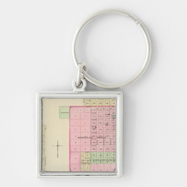 Nelson and Hardy, Nebraska Keychain (Front)