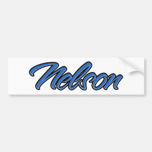 Nelson Blue Autocollant