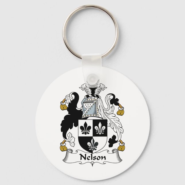 Nelson Family Crest Keychain (Front)