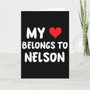 Nelson - My Heart Belongs To Nelson - Love Card