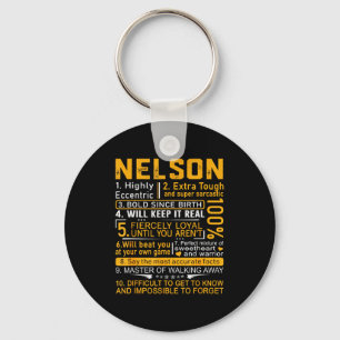 Nelson Name Shirt D Nelson Last Name Keychain