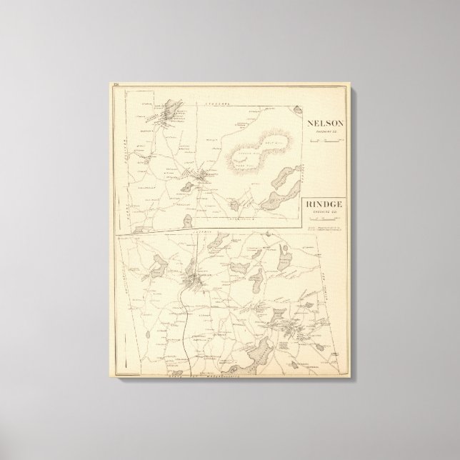 Nelson, Rindge Canvas Print (Front)