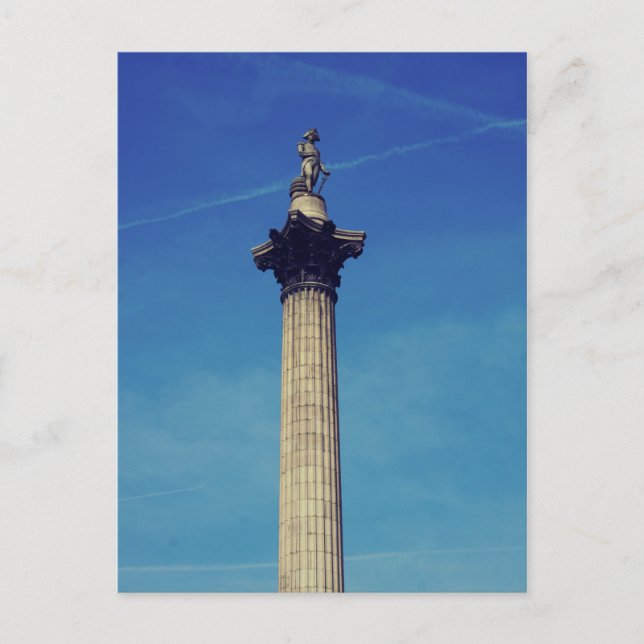 Nelsons Column London Postcard (Front)