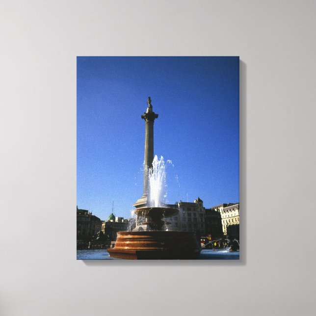 Nelson's Column Trafalgar Square Canvas Print (Front)