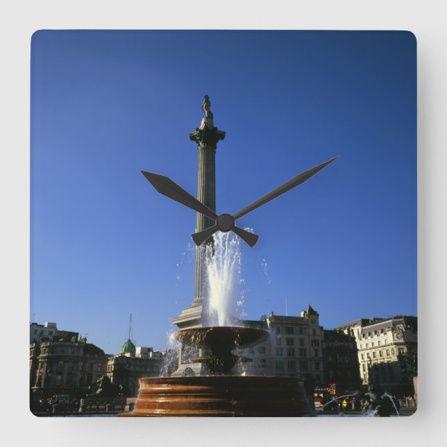 Nelson's Column Trafalgar Square Wall Clock (Front)