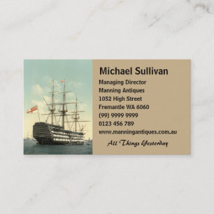 Nelson's HMS Victory Business Card