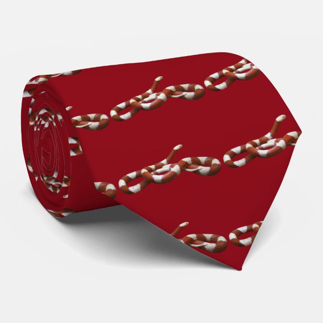 Nelson's milksnake tie (Rolled)