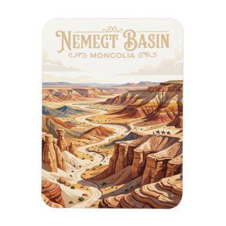 Nemegt Basin Mongolia Magnet