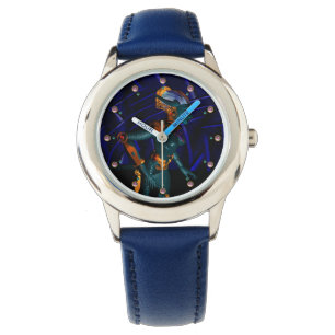 NEMES /HYPER ANDROID,Blue Science Fiction Sci-Fi Watch