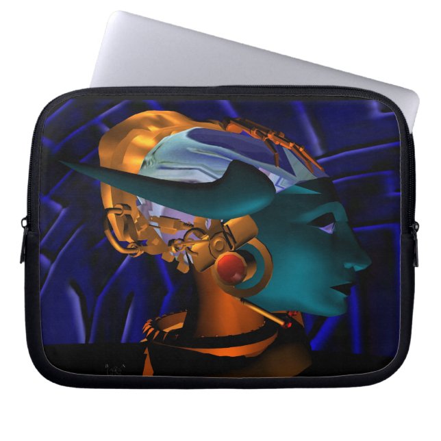 NEMES / HYPER ANDROID PORTRAIT LAPTOP SLEEVE (Front)