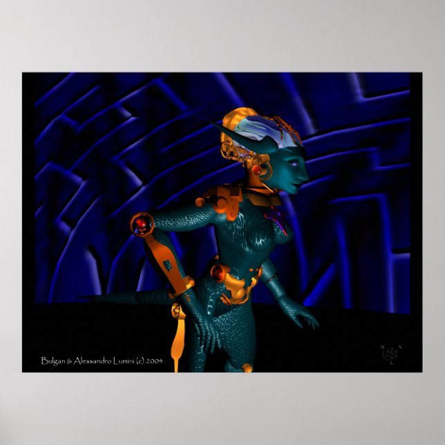 NEMES / HYPER ANDROID, Science Fiction Poster (Front)