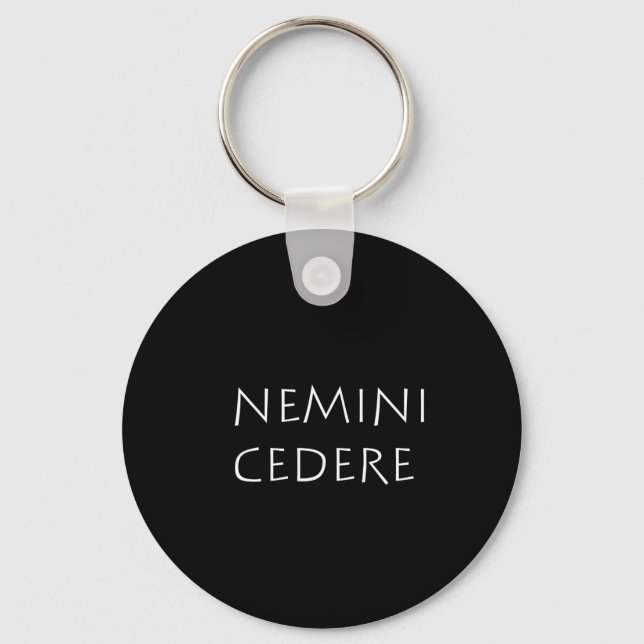 Nemini cedere keychain (Front)