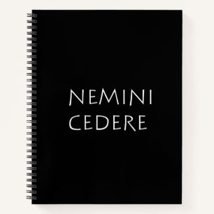 Nemini cedere notebook